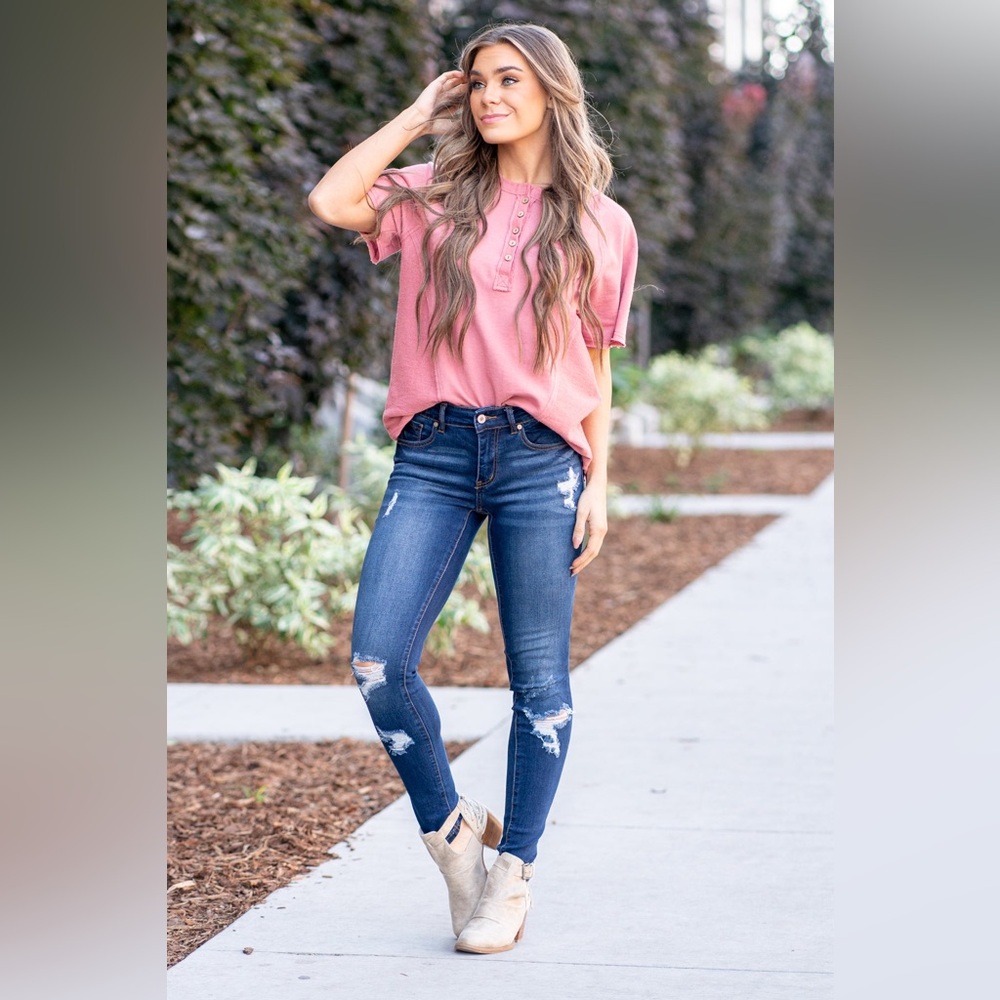 KanCan Distressed Blue Skinny Jeans 👖✨